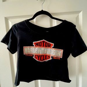 Harley Davidson crop top